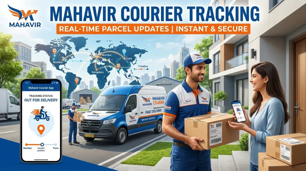 Mahavir Courier Tracking app