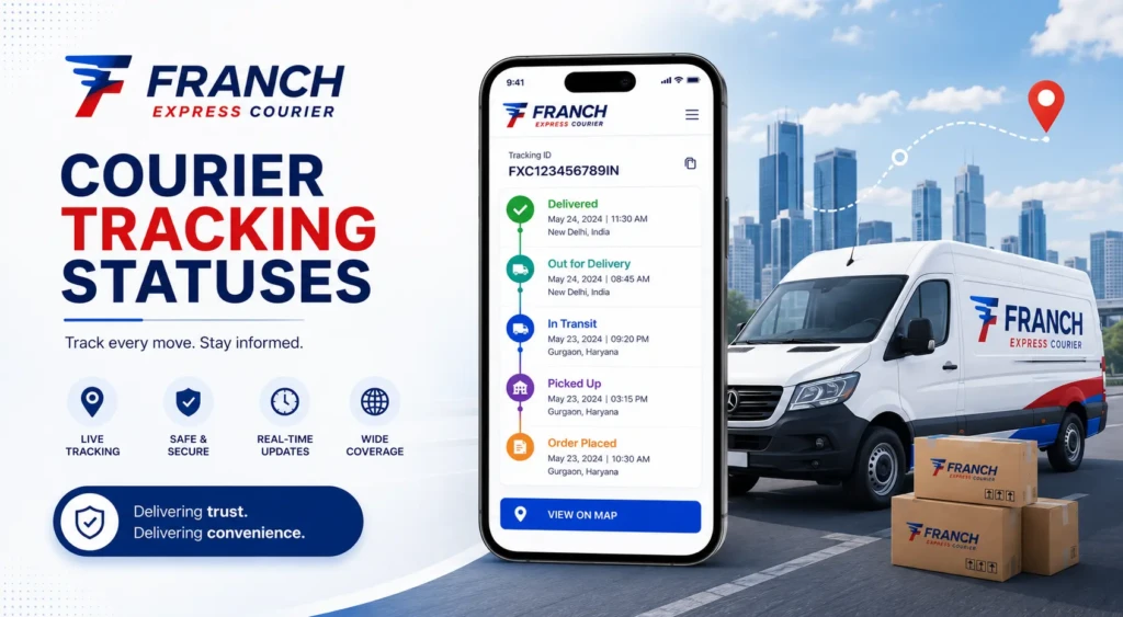 Franch Express Courier Tracking statuses