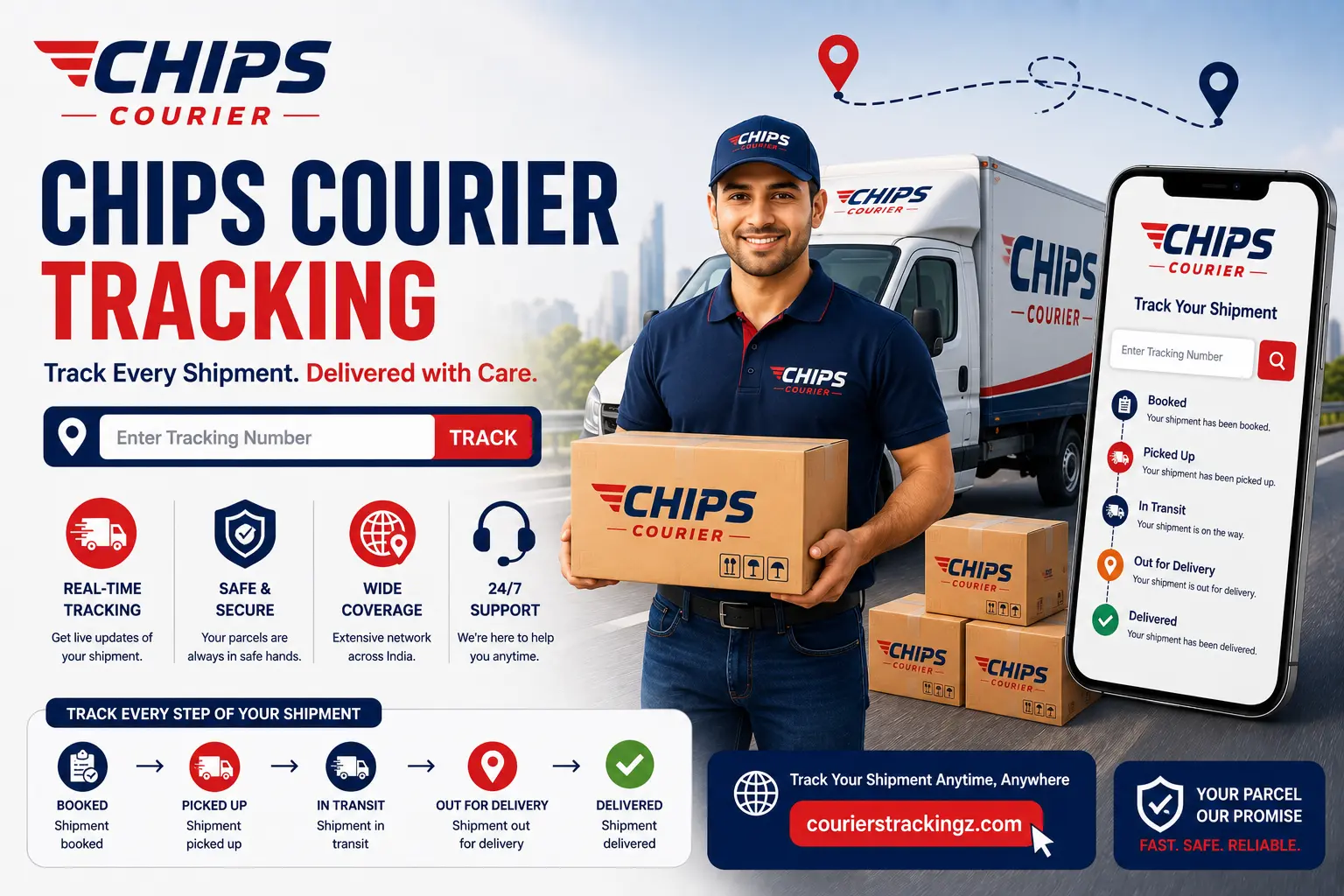 Chips-courier-tracking